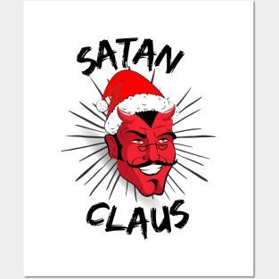 Satan Claus Christmas Sweater Posters and Art